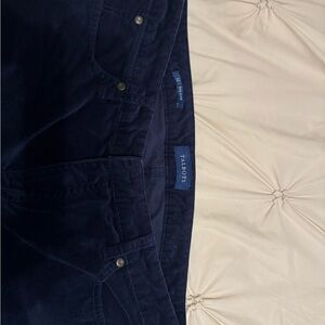 Talbots Navy Corduroy Pants